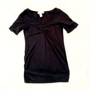 Black MAMA Maternity Shirt